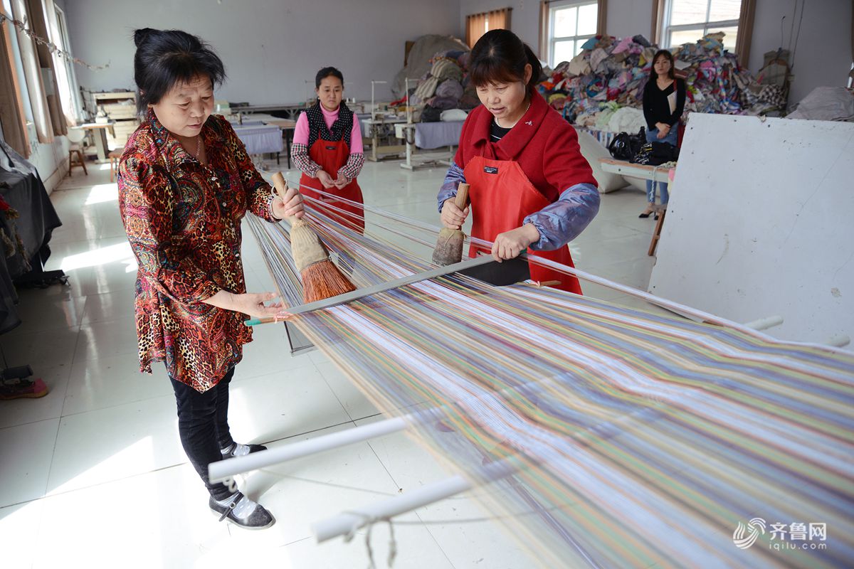 几乎都会纺织济南织女传统织布技术代代传承