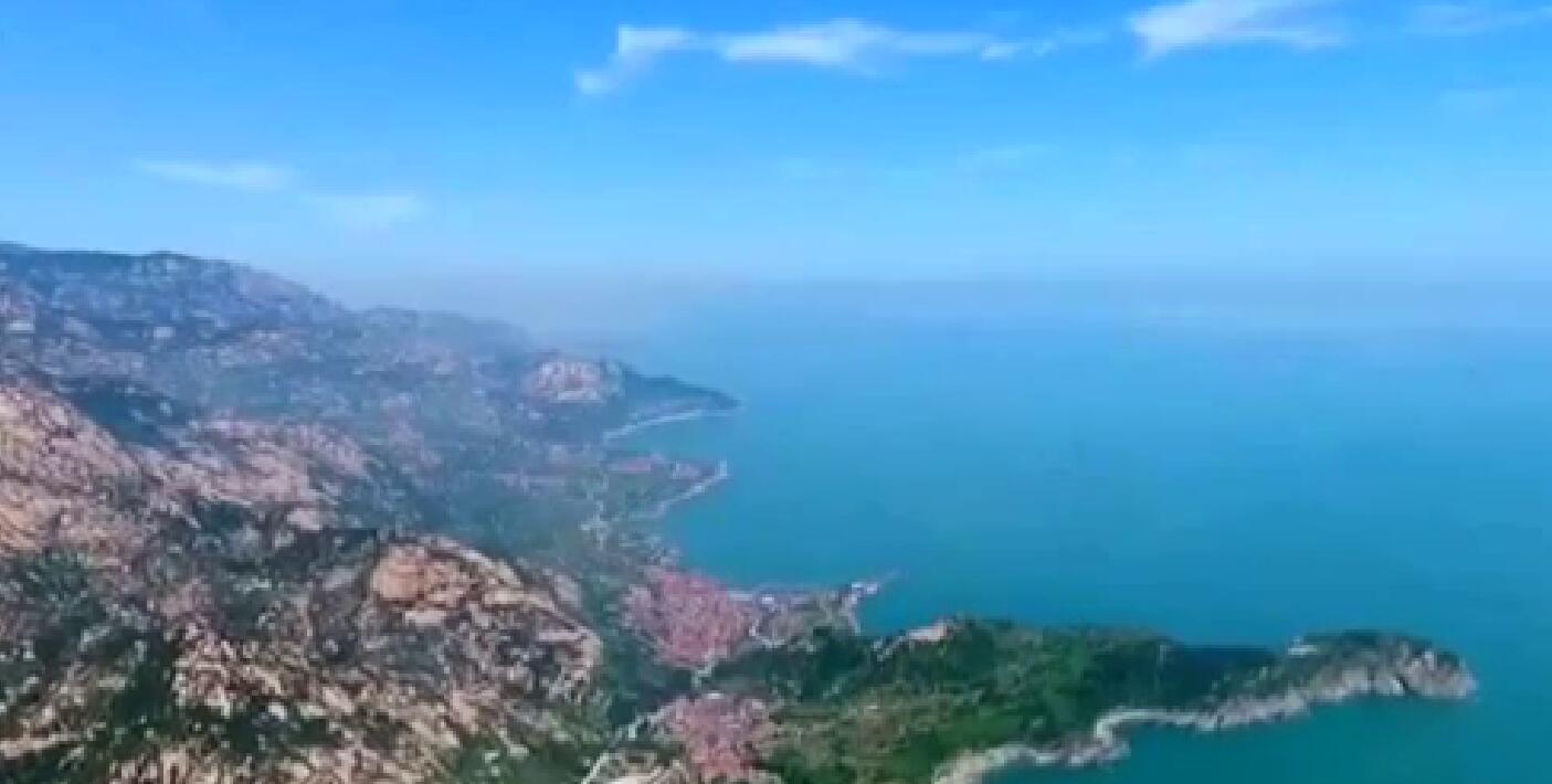 延时摄影崂山奇观山海云瀑间诉说上合之情