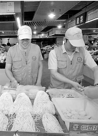 农贸市场的面条饺子皮安全吗开发区食安办检给你看