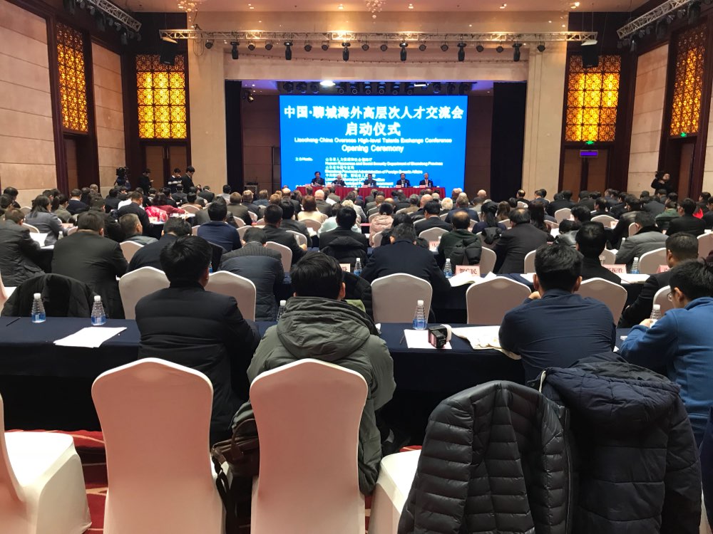 2018中国·聊城海外高层次人才交流会举行 达成80多项合作