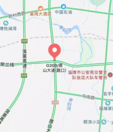 淄博市309国道(昌国路)与原山大道路口因修建立交桥淄川等地将受影响