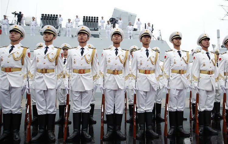 庆祝人民海军成立70周年多国海军活动开幕式暨欢迎招待会举行