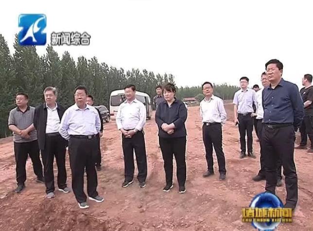 诸城市委书记桑福岭现场调度重点水利工程建设