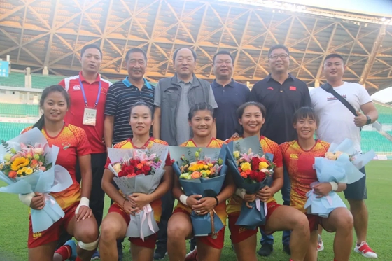 山东五朵金花助阵中国女子橄榄球成功拿到奥运入场券