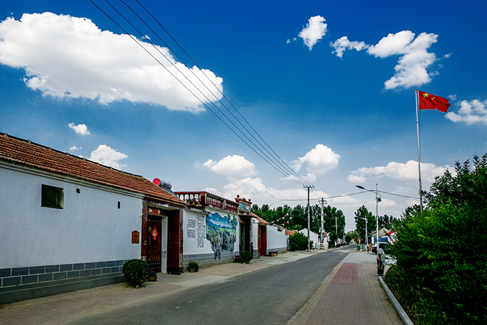 图为临邑县临盘街道前杨村街景--索建民-摄.jpg