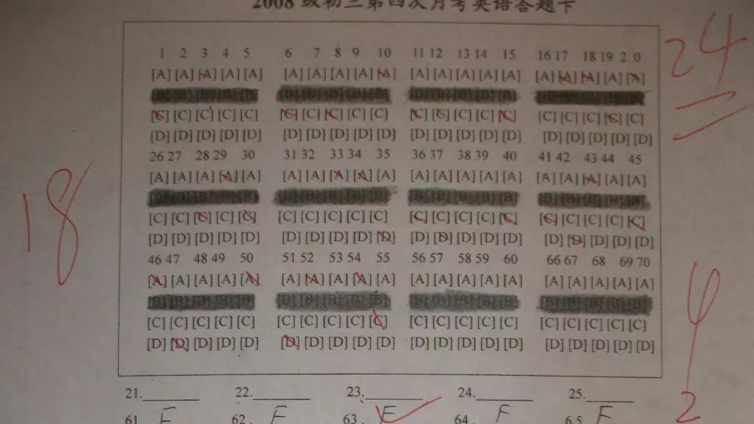 【】老师批改完试卷，总要在分数下面画两条横线是什么意思？