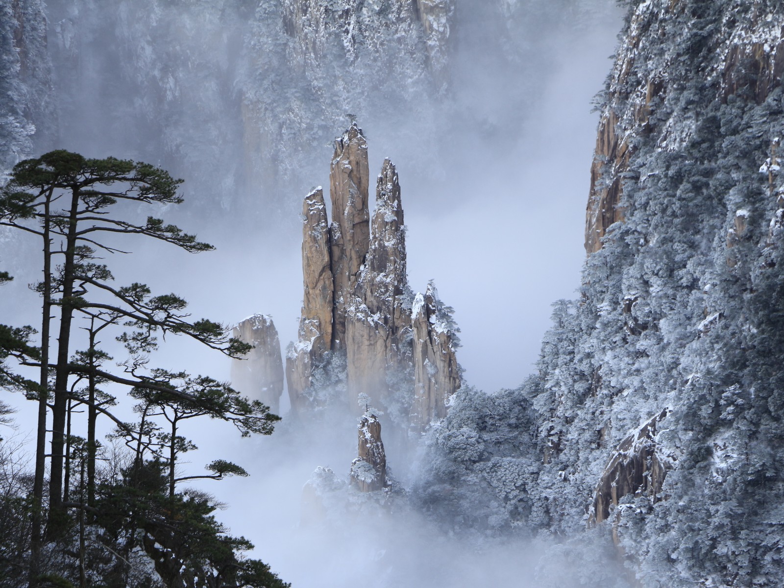 徽影像 l 黄山冬雪