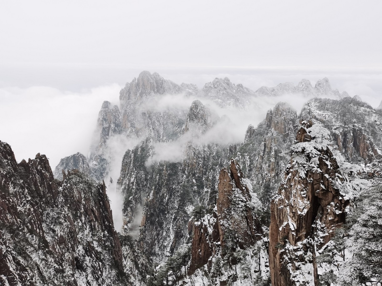 徽影像 l 黄山冬雪