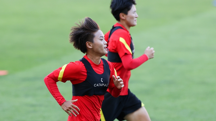 中国女足全力备战东京奥运首战