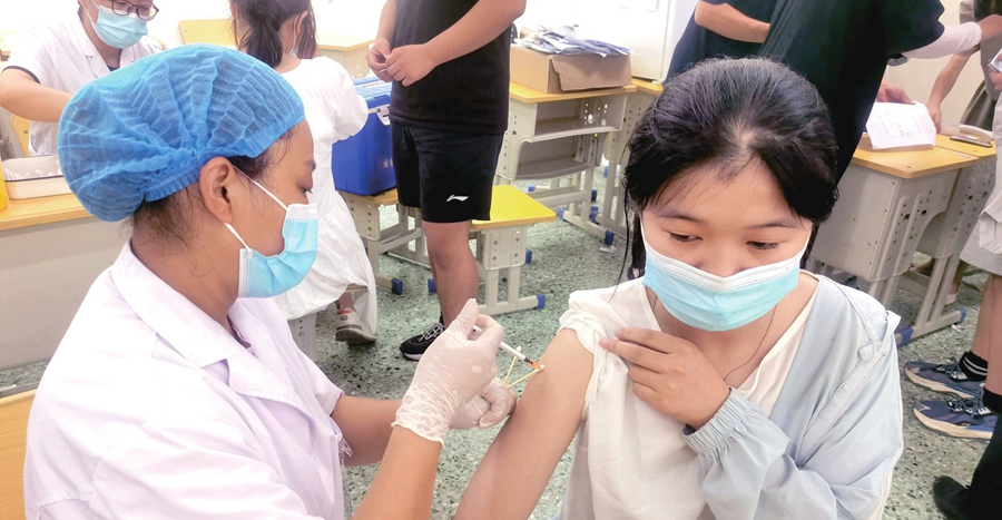 聊城15-17岁人群开始接种新冠疫苗