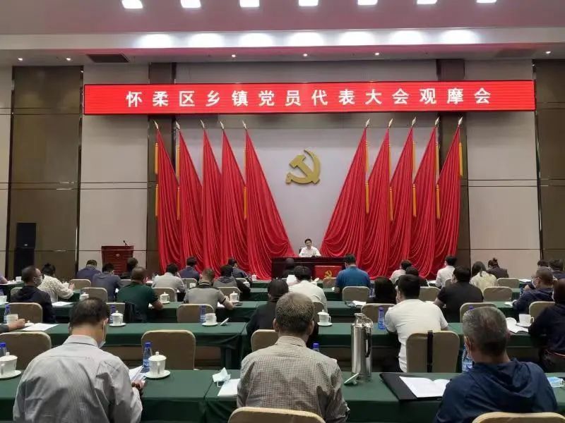 我区召开乡镇党员代表大会观摩会