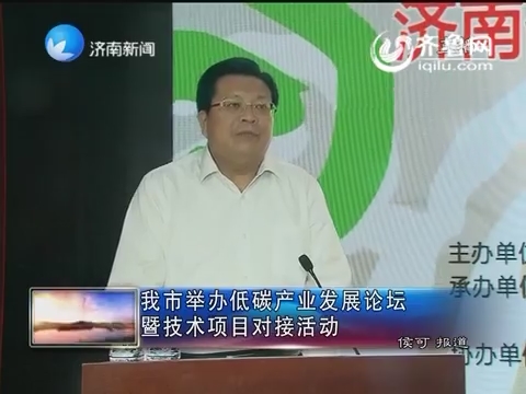 济南市举办低碳产业发展论坛暨技术项目对接活动