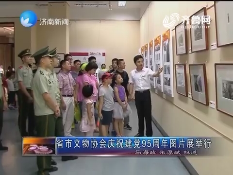 山东省济南市文物协会庆祝建党95周年图片展举行