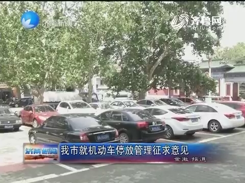 济南市就机动车停放管理征求意见