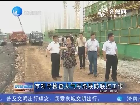 济南市领导检查大气污染联防联控工作
