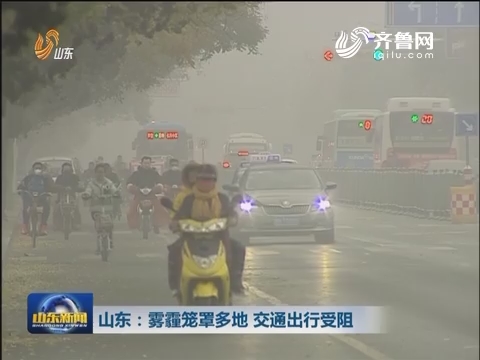 山东：雾霾笼罩多地 交通出行受阻