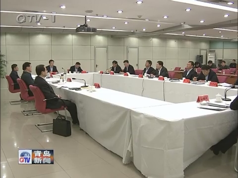 杨军参加指导胶州市委常委班子专题民主生活会