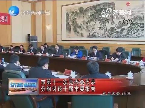 济南市第十一次党代会代表分组讨论十届市委报告