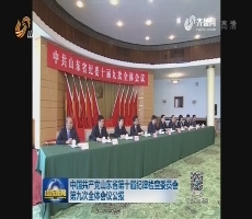 中国共产党山东省第十届纪律检查委员会第九次全体会议公报