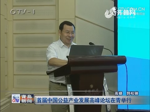 首届中国公益产业发展高峰论坛在青岛举行