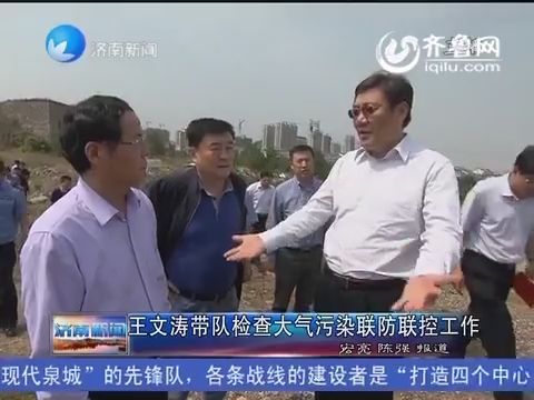王文涛带队检查大气污染联防联控工作