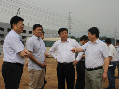 淄博市领导到博山经济开发区调研重点项目建设