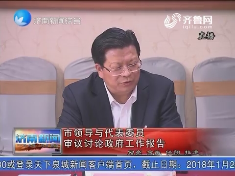 济南市领导与代表委员审议讨论政府工作报告