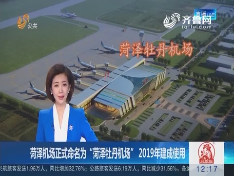 菏泽机场正式命名为“菏泽牡丹机场” 2019年建成使用