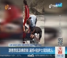 游客景区患病晕倒 淄博4名护士现场救人