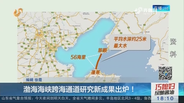 渤海海峡跨海通道研究新成果出炉！