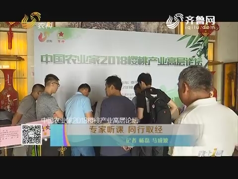 中国农业家2018樱桃产业高层论坛：专家听课 同行取经