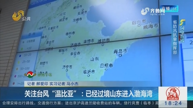 【闪电连线】关注台风“温比亚”：已经过境山东进入渤海湾