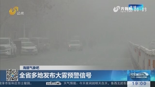 【海丽气象吧】全省多地发布大雾预警信号