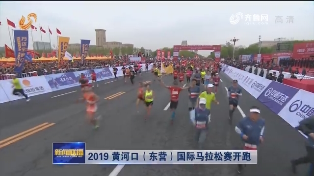 2019黄河口（东营）国际马拉松赛开跑