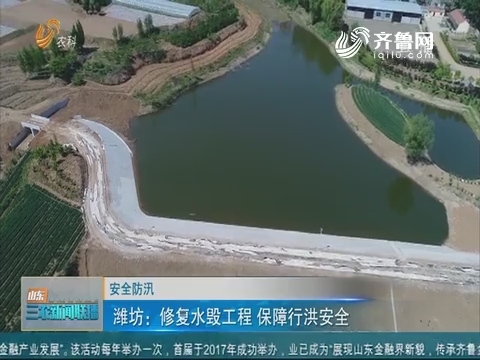【安全防汛】潍坊：修复水毁工程 保障行洪安全