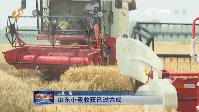 【三夏一线】山东小麦收获已过六成