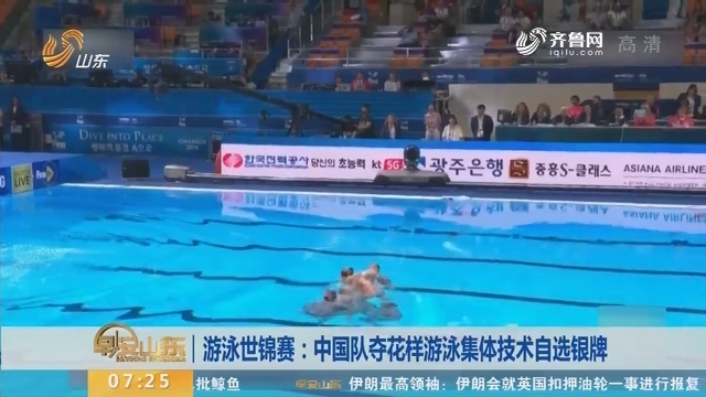 游泳世锦赛：中国队夺花样游泳集体技术自选银牌