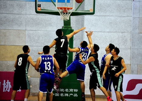 济南平阴第九届全民健身运动会第五届篮球联赛开赛