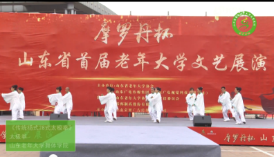 《扬式传统28式太极拳》历城区老年大学