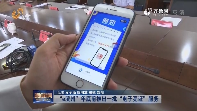 【问政山东·追踪】“e滨州”年底前推出一批“电子亮证”服务