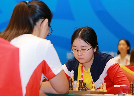 国际象棋女子高手齐聚淄博