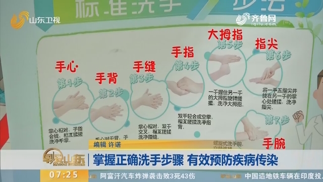 掌握正确洗手步骤 有效预防疾病传染