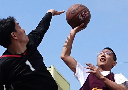 龙口职工篮球赛举行 29支队伍参赛