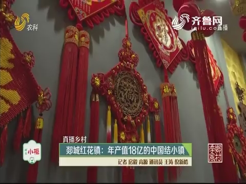 【直播乡村】郯城红花镇：年产值18亿的中国结小镇