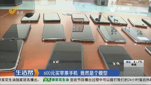 济南：600元买苹果手机 竟然是个模型
