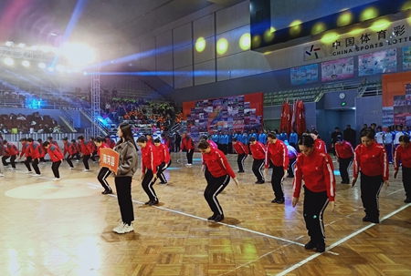 济南市全民健身运动会骨关节活力操比赛举行