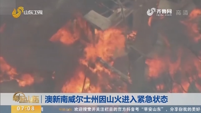 澳新南威尔士州因山火进入紧急状态