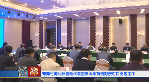 青海省海北州党政代表团来山东商谈对接对口支援工作