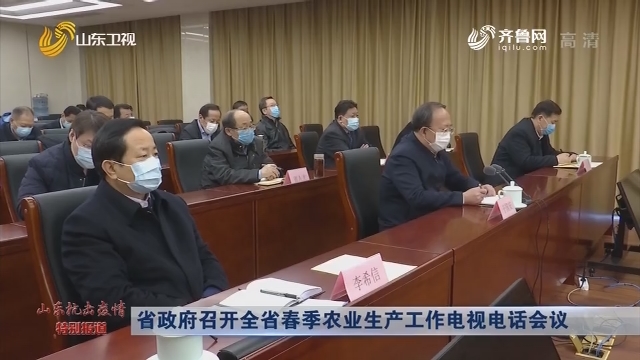 省政府召开全省春季农业生产工作电视电话会议