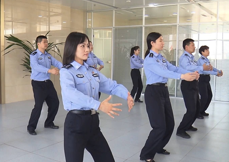 淄博桓台：打造健身课程 改善民警体质健康